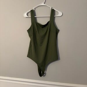 ReoRia Olive‎ Green Women's Bodysuit (A2-16)